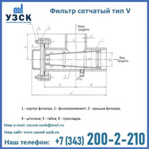 Фильтр сетчатый ФС по Т-ММ-11-2003 в Казани