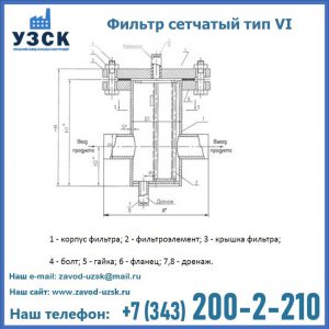 Фильтр сетчатый ФС по Т-ММ-11-2003 в Казани