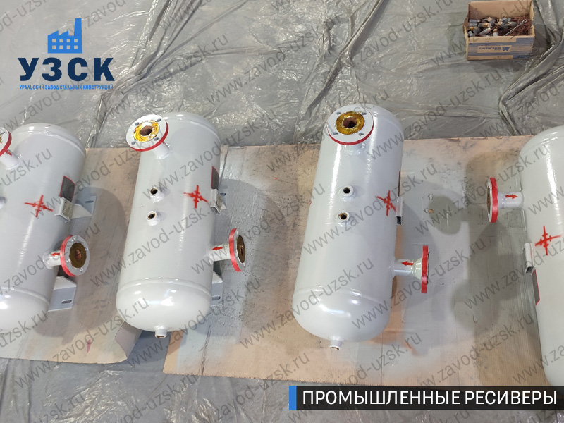 фотография емкостных ресиверов газа Казань